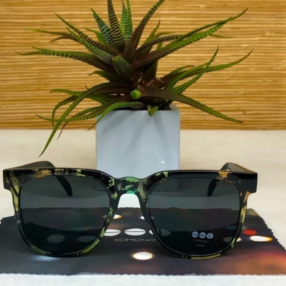 Komono sunglasses riviera palms NEW green